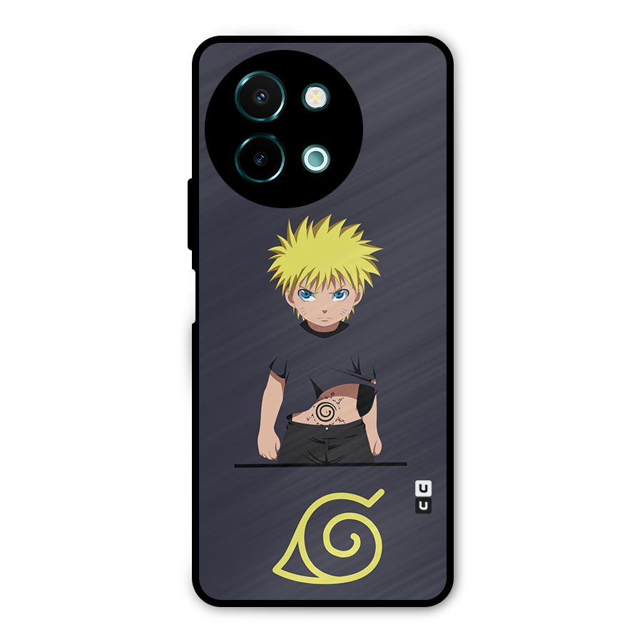 Naruto Kid Metal Back Case for Vivo Y58