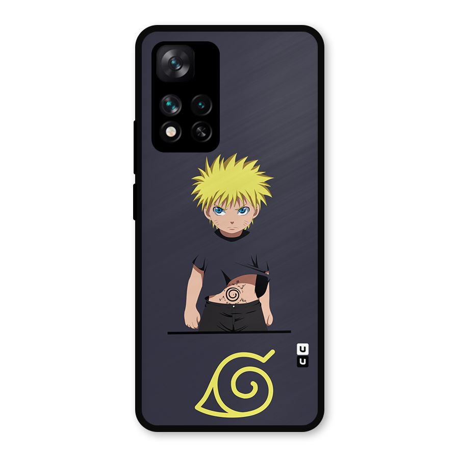 Naruto Kid Metal Back Case for Xiaomi 11i 5G