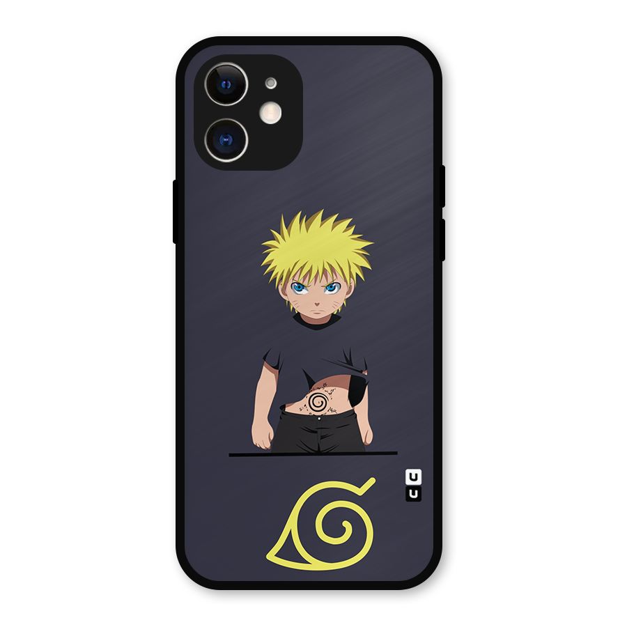 Naruto Kid Metal Back Case for iPhone 12