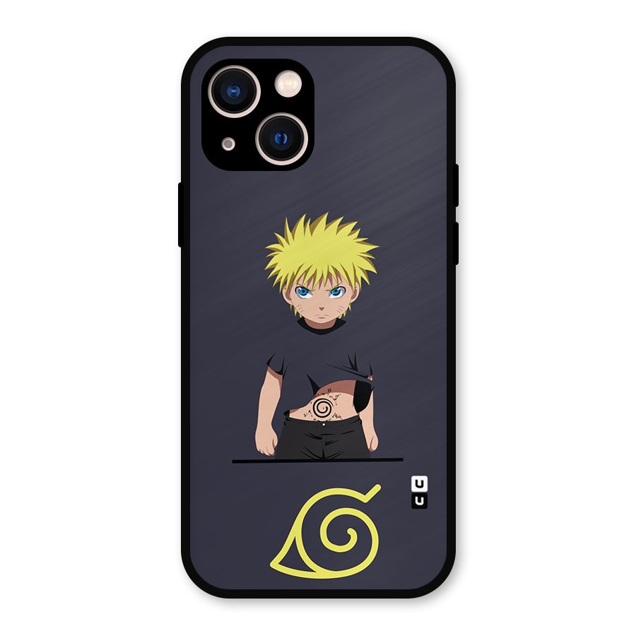 Naruto Kid Metal Back Case for iPhone 13