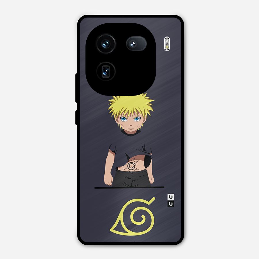 Naruto Kid Metal Back Case for iQOO 12