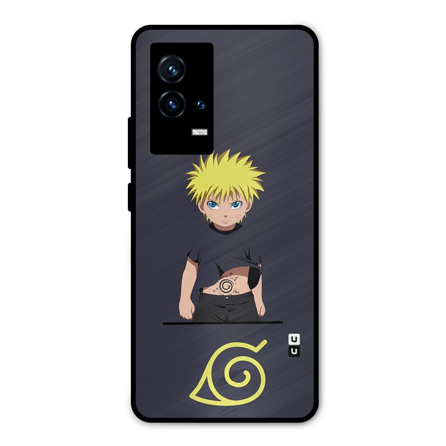 Naruto Kid Metal Back Case for iQOO 9 5G