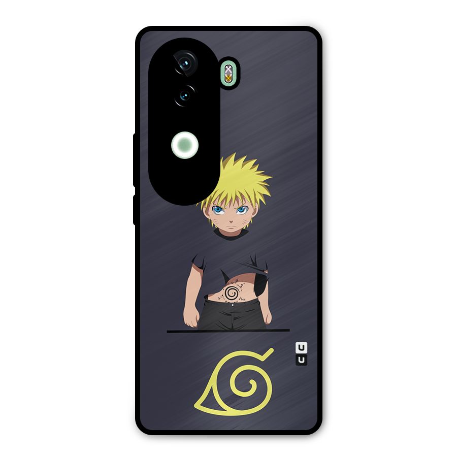Naruto Kid Metal Back Case for iQOO Z9s