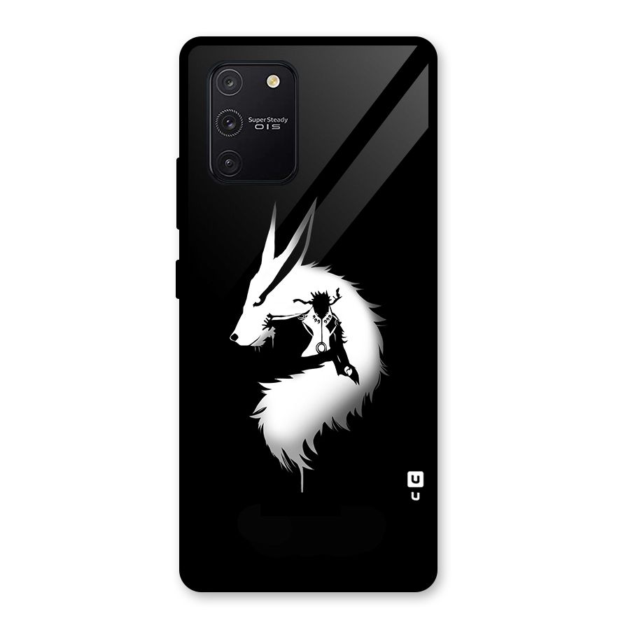 Naruto Kurama Mode Glass Back Case for Galaxy S10 Lite