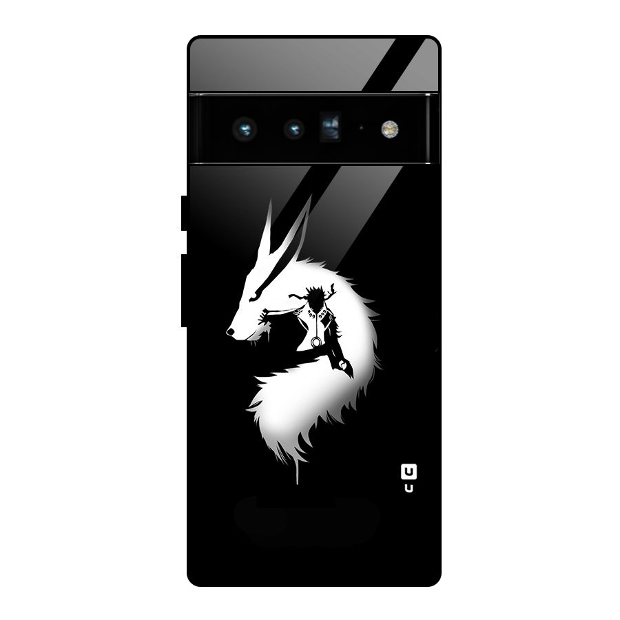 Naruto Kurama Mode Glass Back Case for Google Pixel 6 Pro