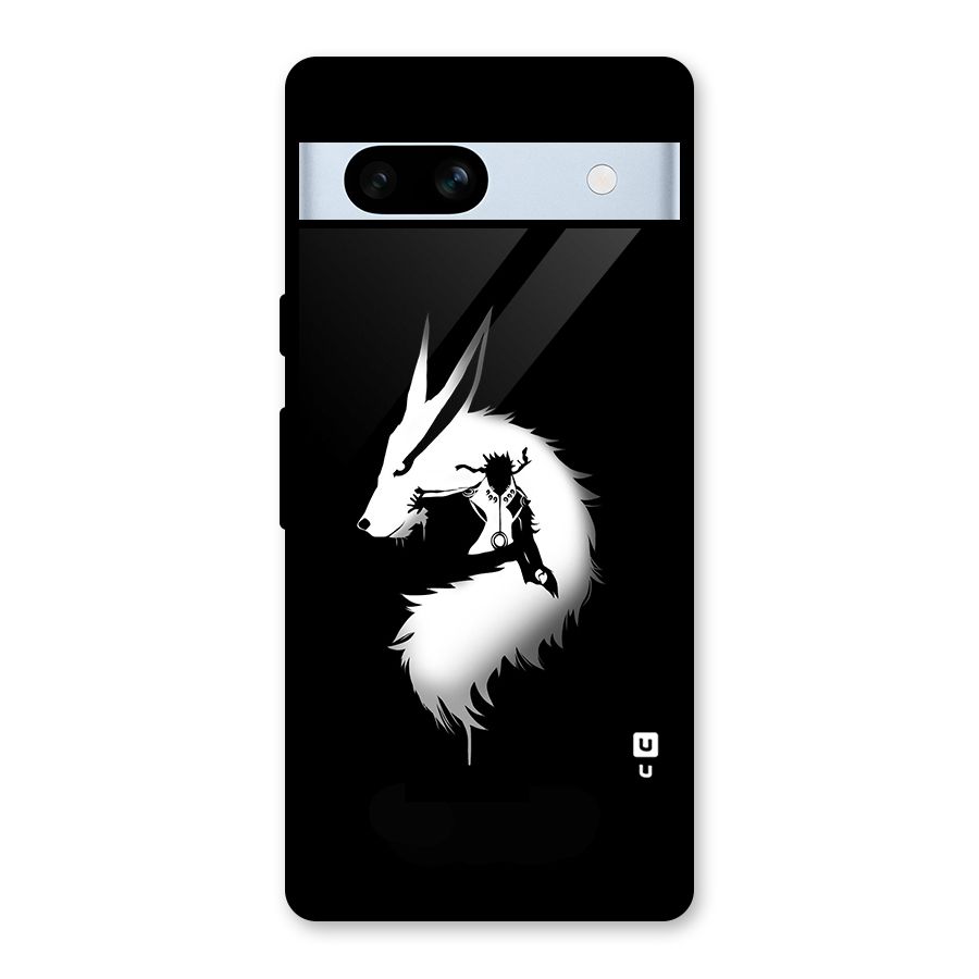 Naruto Kurama Mode Glass Back Case for Google Pixel 7a