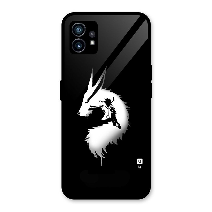 Naruto Kurama Mode Glass Back Case for Nothing Phone 1