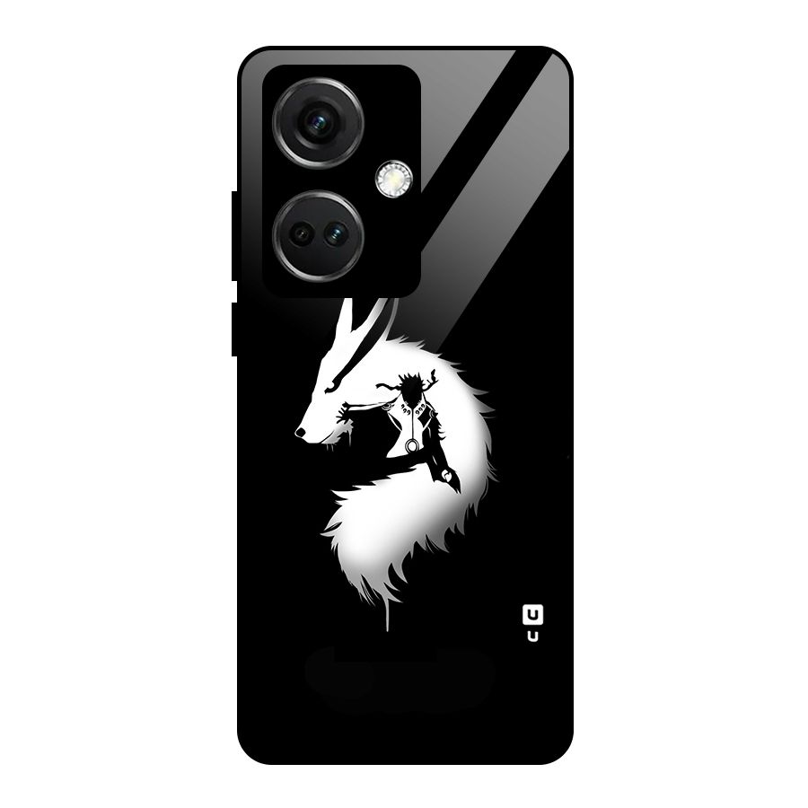 Naruto Kurama Mode Glass Back Case for OnePlus Nord CE 3 5G