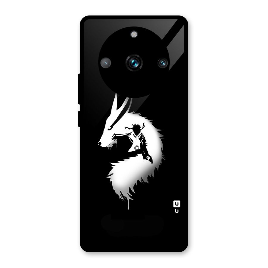 Naruto Kurama Mode Glass Back Case for Realme 11 Pro Plus