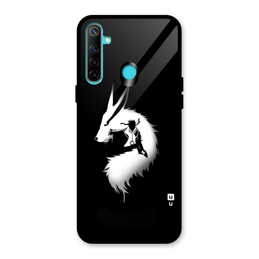 Naruto Kurama Mode Glass Back Case for Realme 5