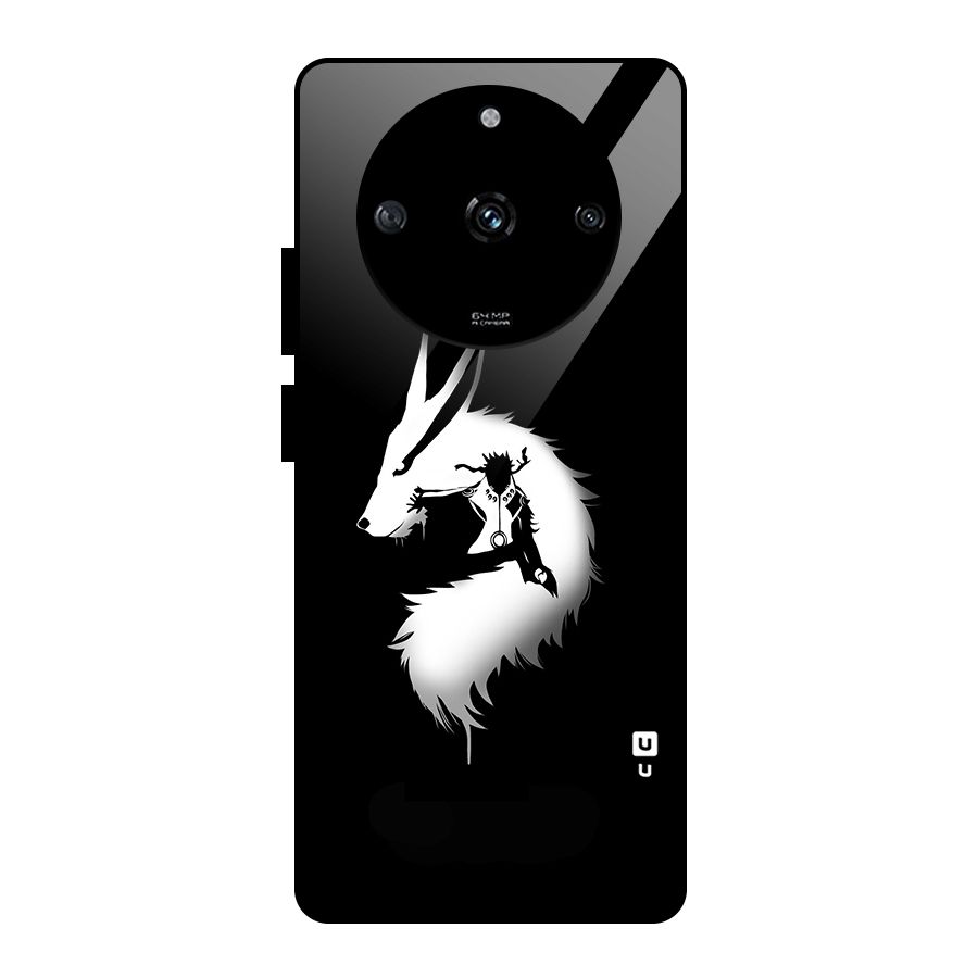 Naruto Kurama Mode Glass Back Case for Realme Narzo 60 5G