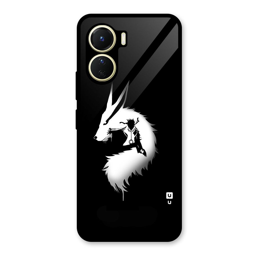 Naruto Kurama Mode Glass Back Case for Vivo Y56