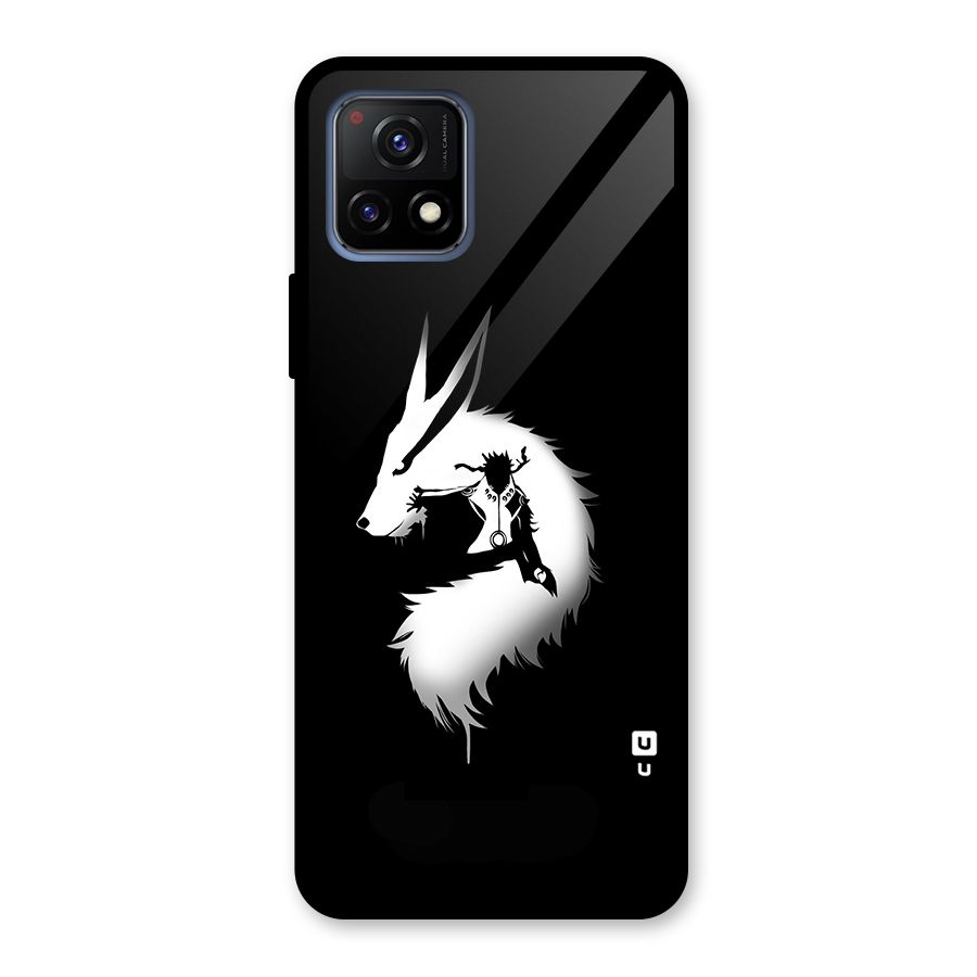 Naruto Kurama Mode Glass Back Case for Vivo Y72 5G