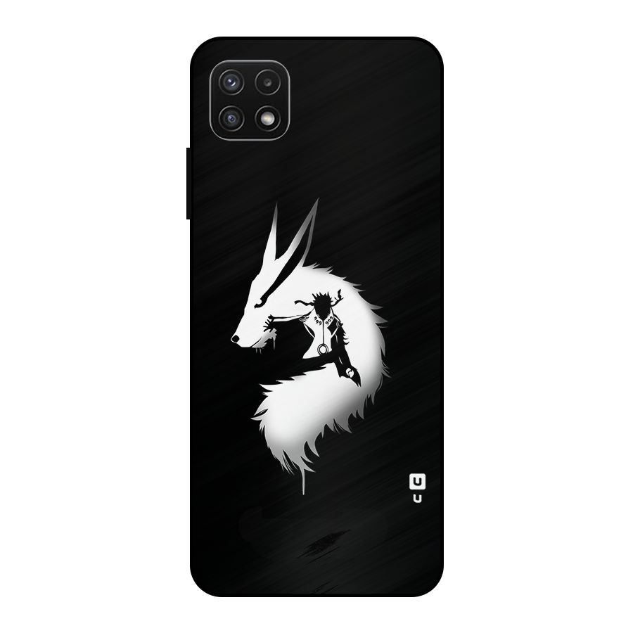 Naruto Kurama Mode Metal Back Case for Galaxy A22 5G