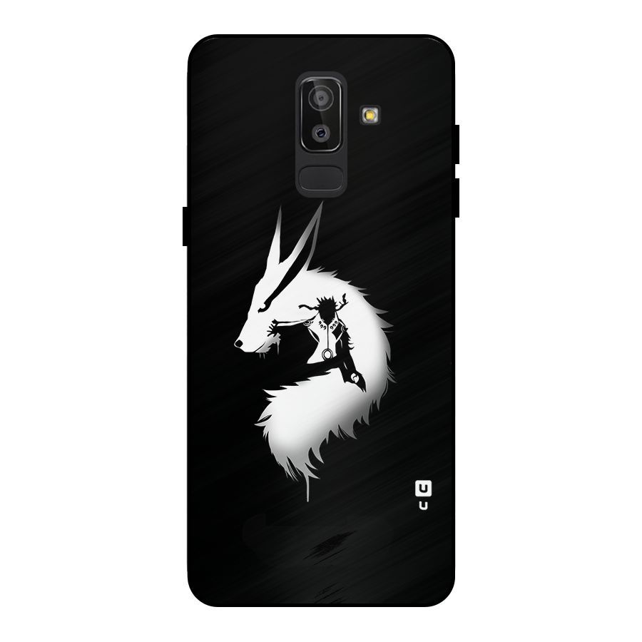 Naruto Kurama Mode Metal Back Case for Galaxy J8
