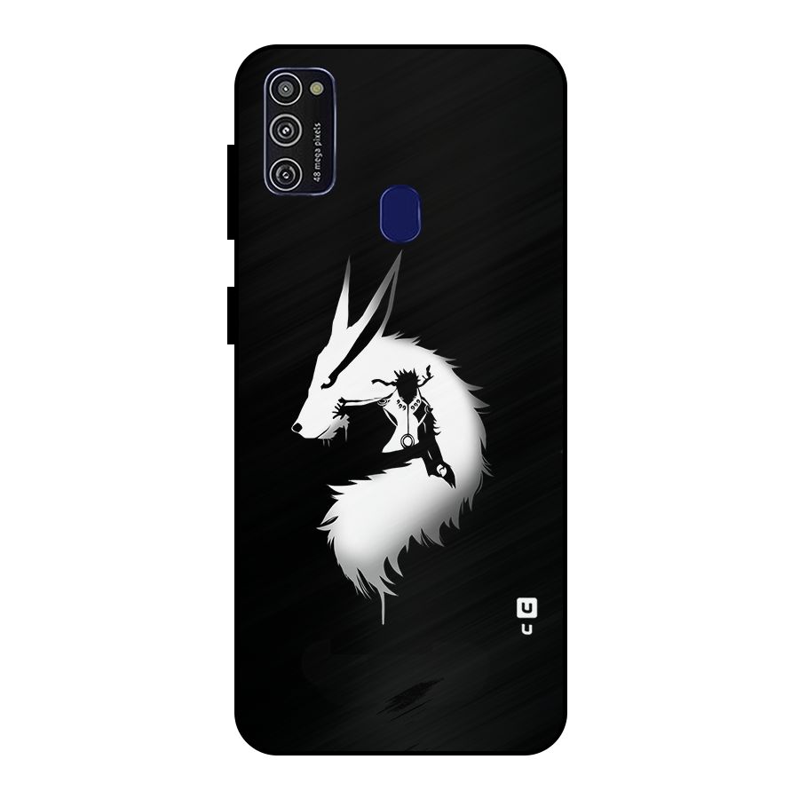 Naruto Kurama Mode Metal Back Case for Galaxy M21