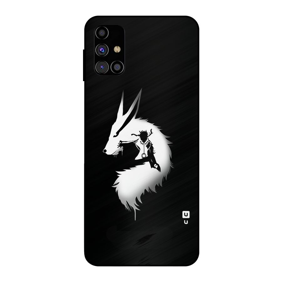 Naruto Kurama Mode Metal Back Case for Galaxy M31s