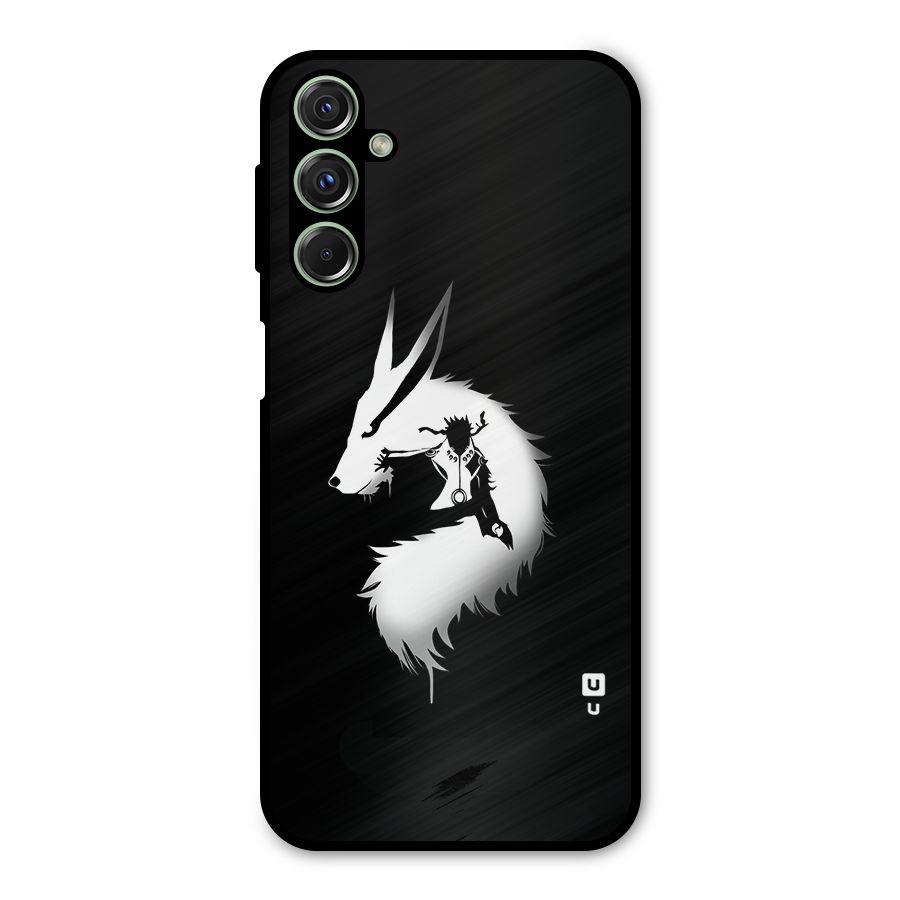 Naruto Kurama Mode Metal Back Case for Galaxy M34