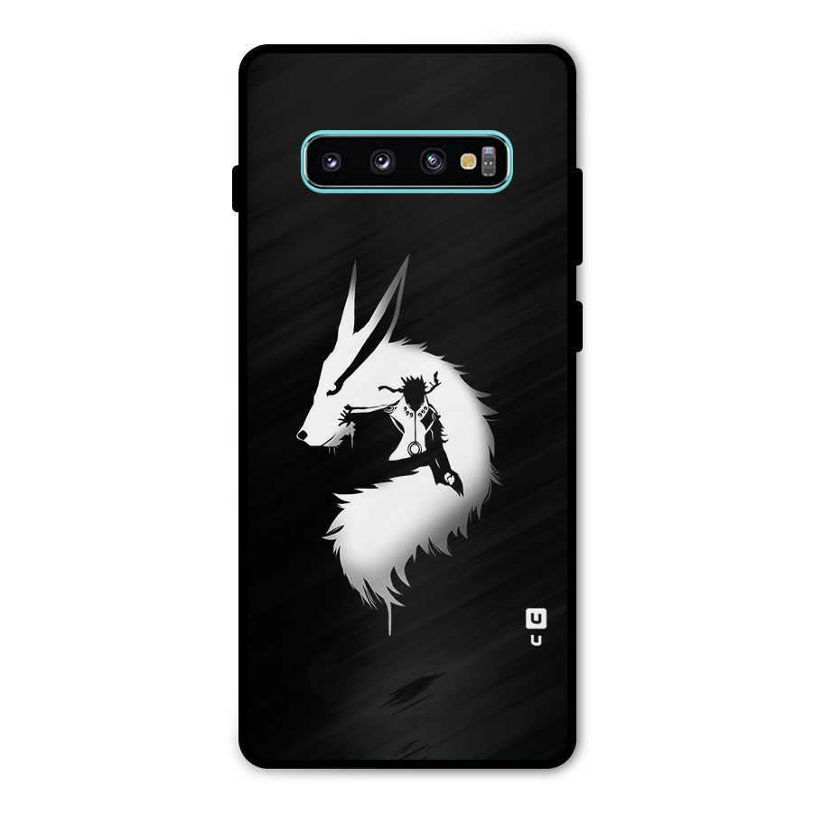 Naruto Kurama Mode Metal Back Case for Galaxy S10 Plus