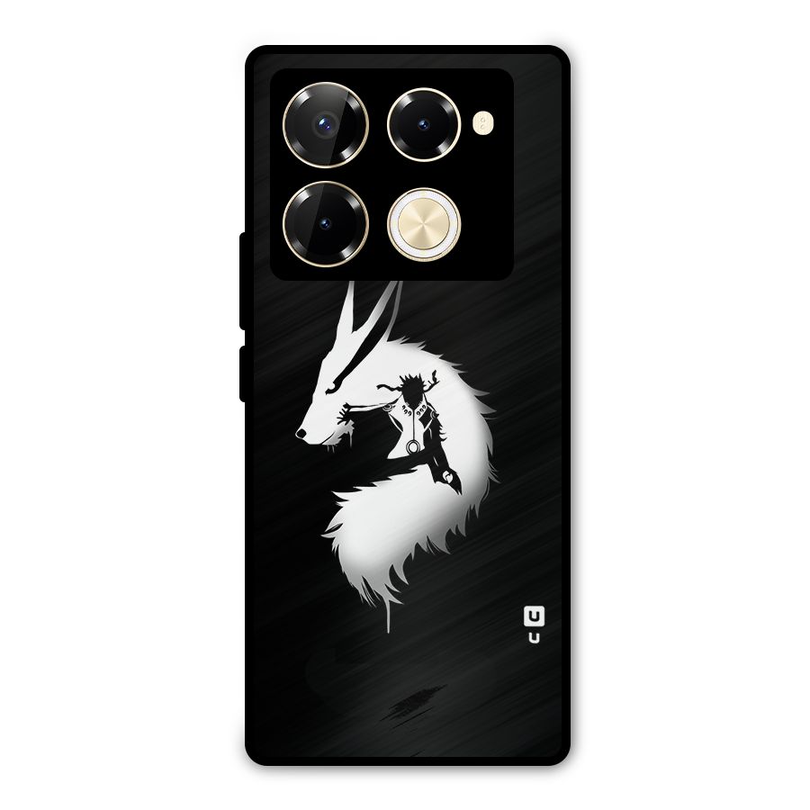 Naruto Kurama Mode Metal Back Case for Infinix Note 40 Pro Plus
