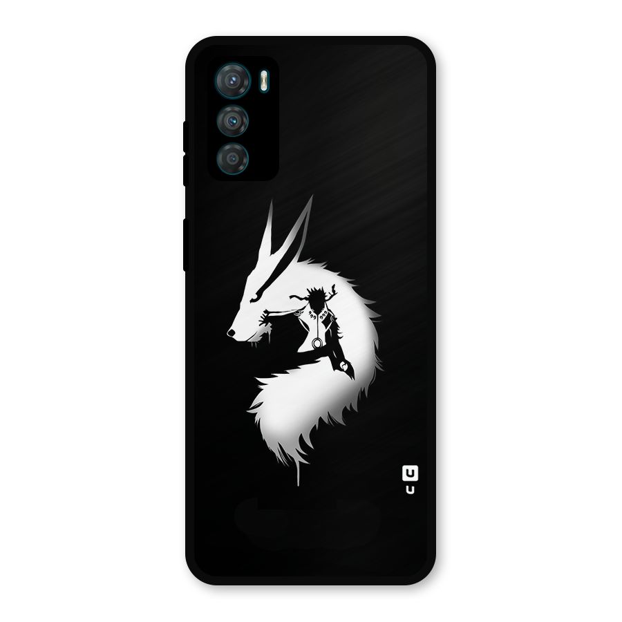 Naruto Kurama Mode Metal Back Case for Moto G42
