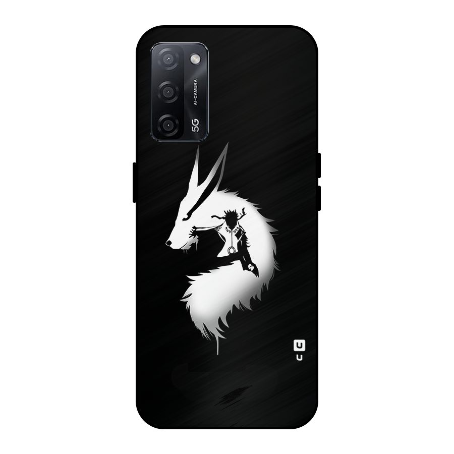 Naruto Kurama Mode Metal Back Case for Oppo A53s 5G