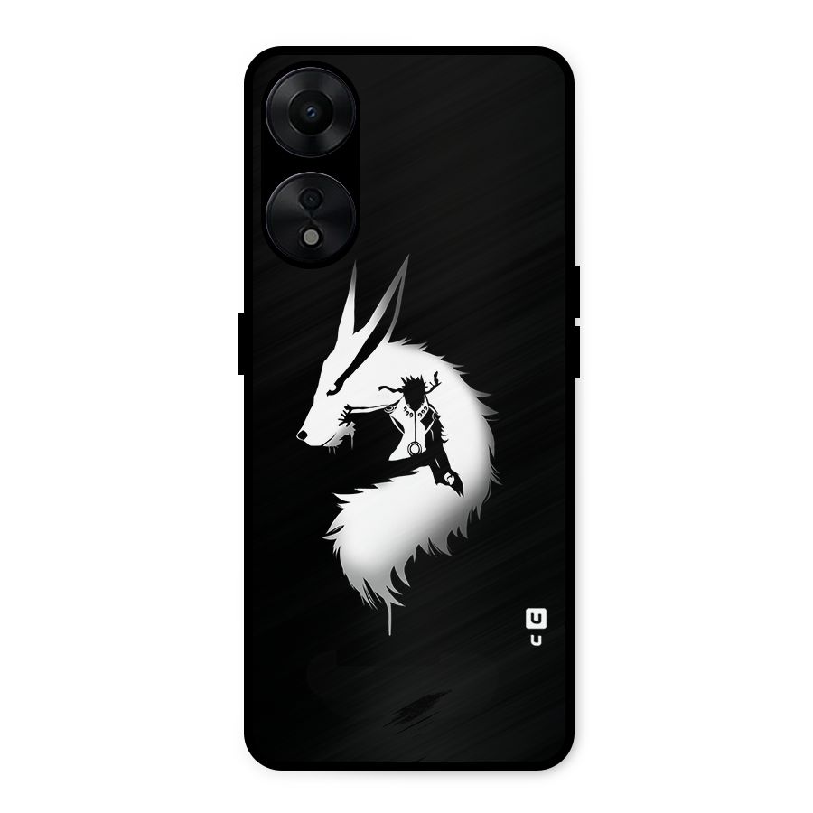 Naruto Kurama Mode Metal Back Case for Oppo A78 5G