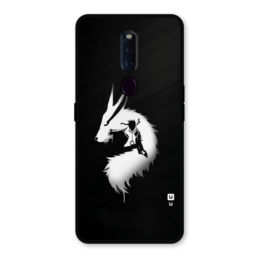 Naruto Kurama Mode Metal Back Case for Oppo F11 Pro