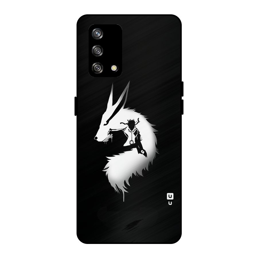 Naruto Kurama Mode Metal Back Case for Oppo F19