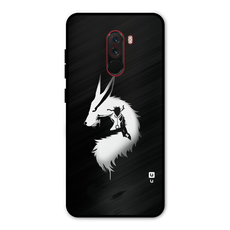 Naruto Kurama Mode Metal Back Case for Poco F1