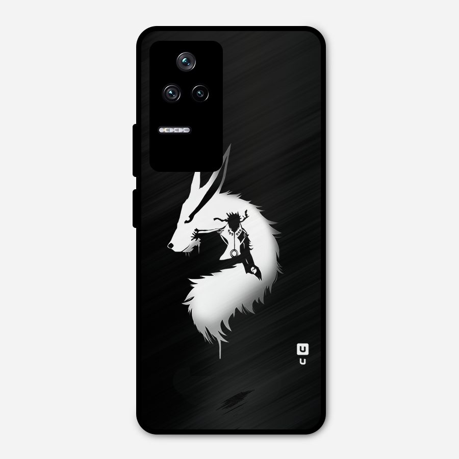 Naruto Kurama Mode Metal Back Case for Poco F4 5G