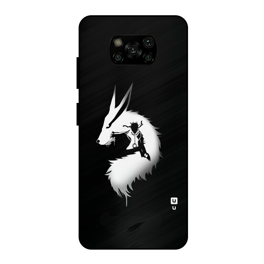 Naruto Kurama Mode Metal Back Case for Poco X3