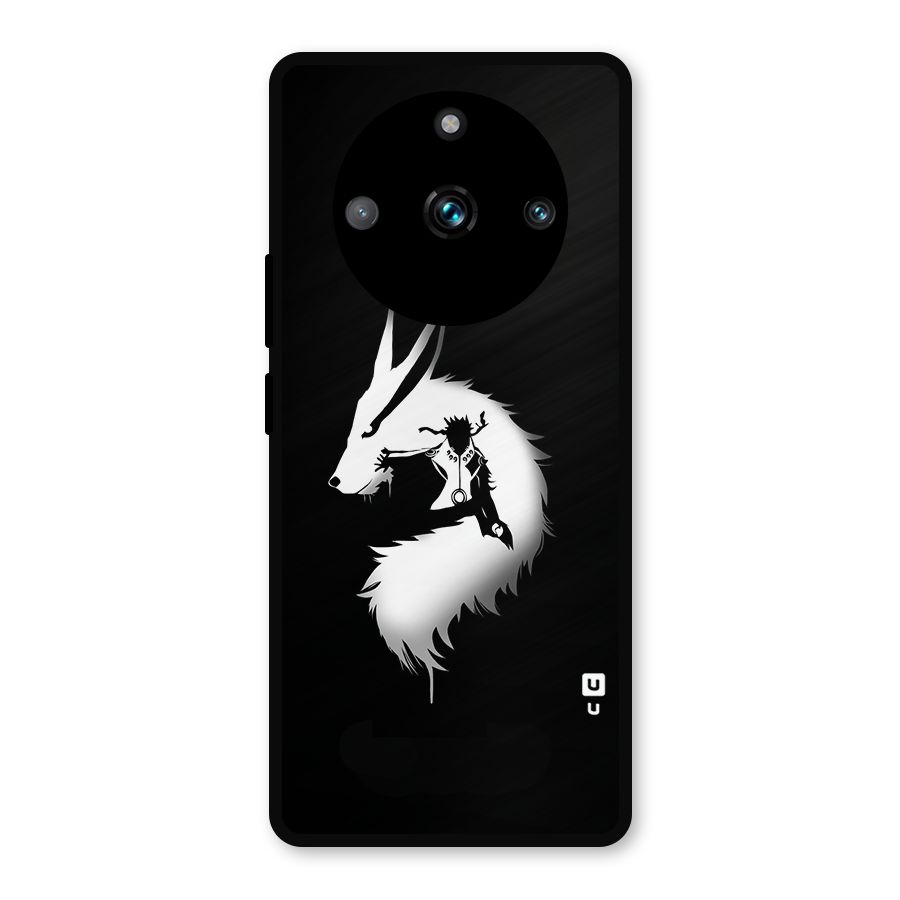 Naruto Kurama Mode Metal Back Case for Realme 11 Pro Plus