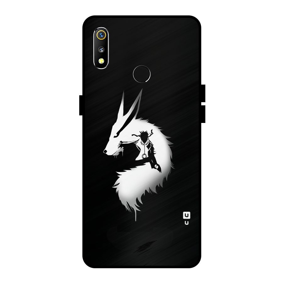 Naruto Kurama Mode Metal Back Case for Realme 3