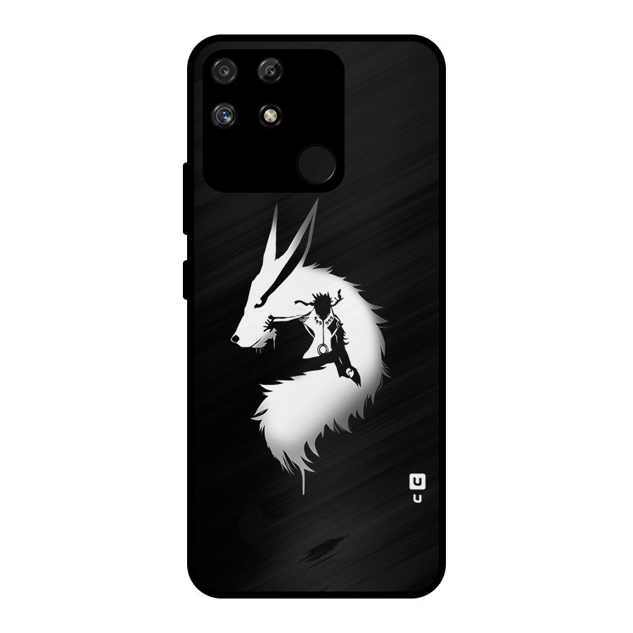 Naruto Kurama Mode Metal Back Case for Realme Narzo 50A