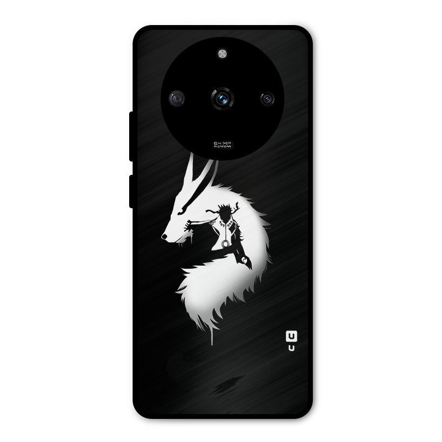 Naruto Kurama Mode Metal Back Case for Realme Narzo 60 5G