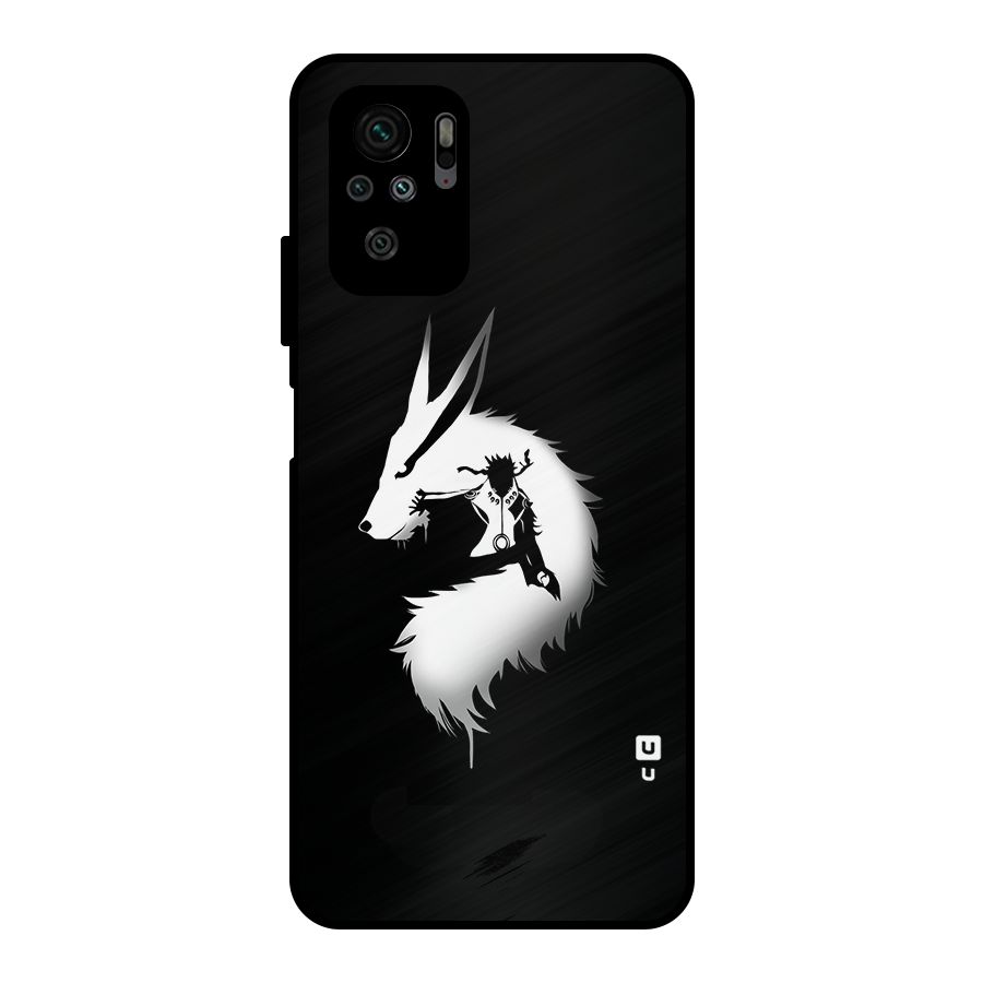 Naruto Kurama Mode Metal Back Case for Redmi Note 10S