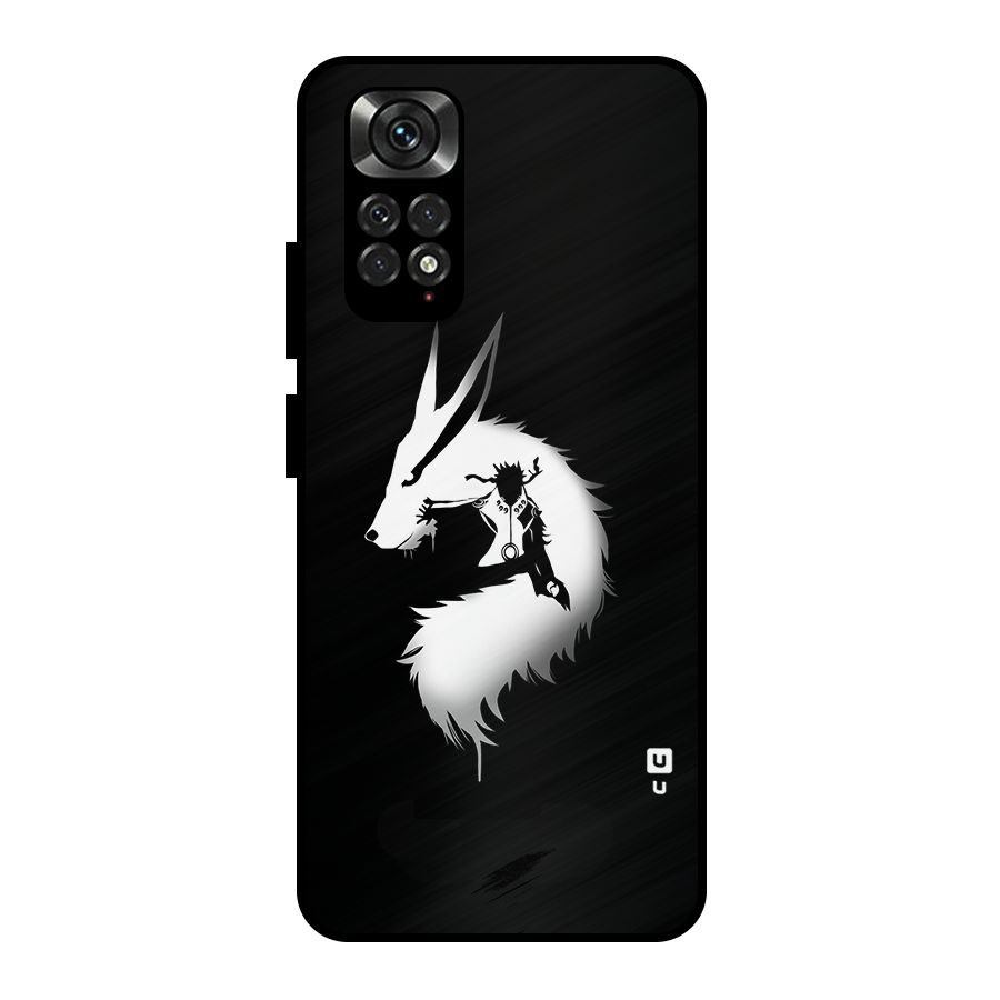 Naruto Kurama Mode Metal Back Case for Redmi Note 11 Pro Plus 5G