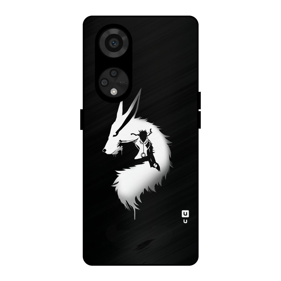 Naruto Kurama Mode Metal Back Case for Reno8 T 5G
