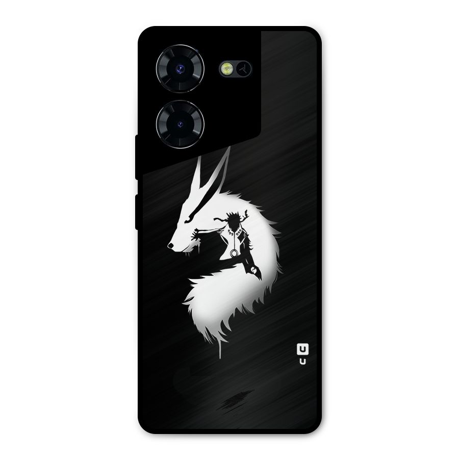 Naruto Kurama Mode Metal Back Case for Tecno Pova 5 Pro 5G