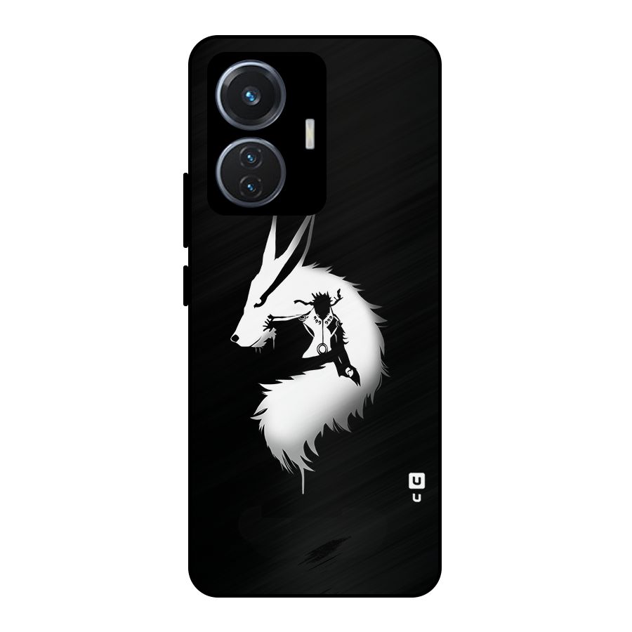 Naruto Kurama Mode Metal Back Case for Vivo T1 44W