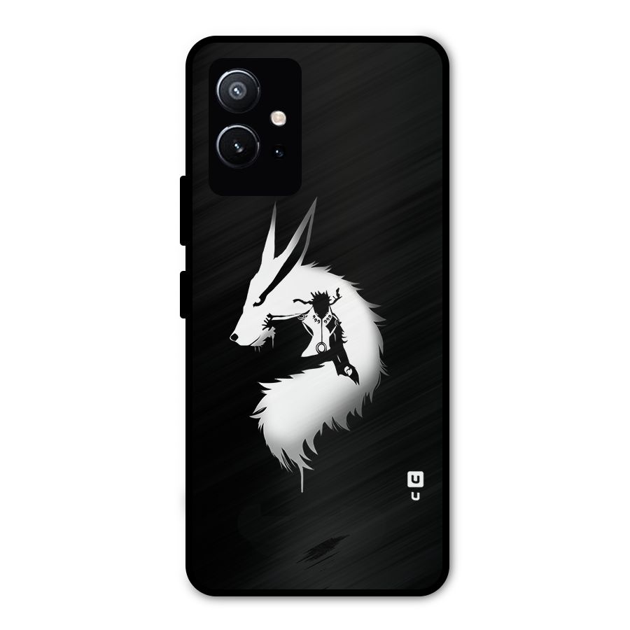 Naruto Kurama Mode Metal Back Case for Vivo T1 5G