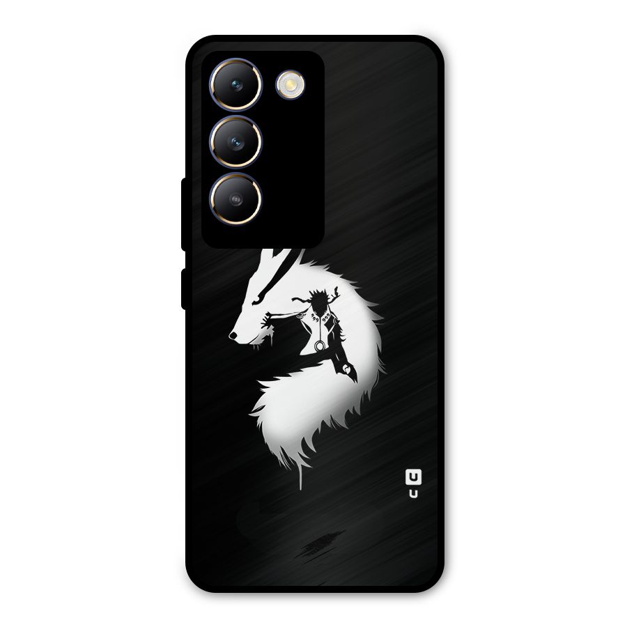 Naruto Kurama Mode Metal Back Case for Vivo T3 5G