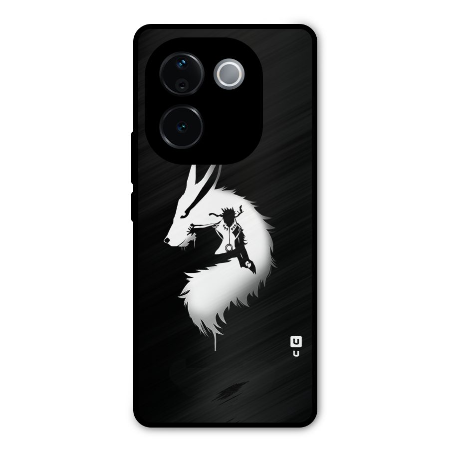 Naruto Kurama Mode Metal Back Case for Vivo T3 Pro