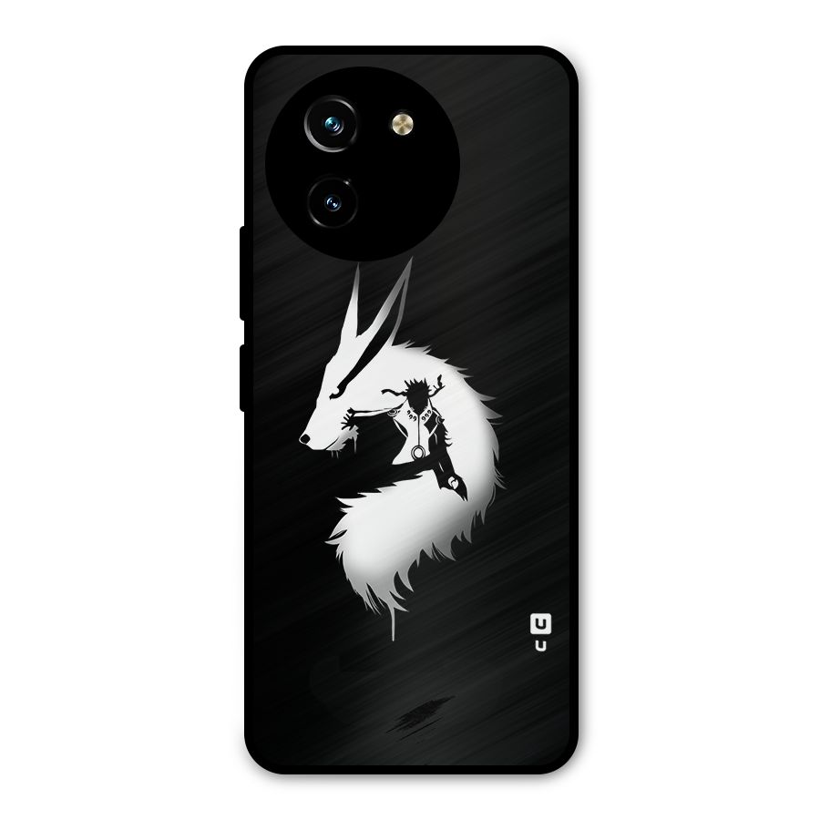 Naruto Kurama Mode Metal Back Case for Vivo T3x