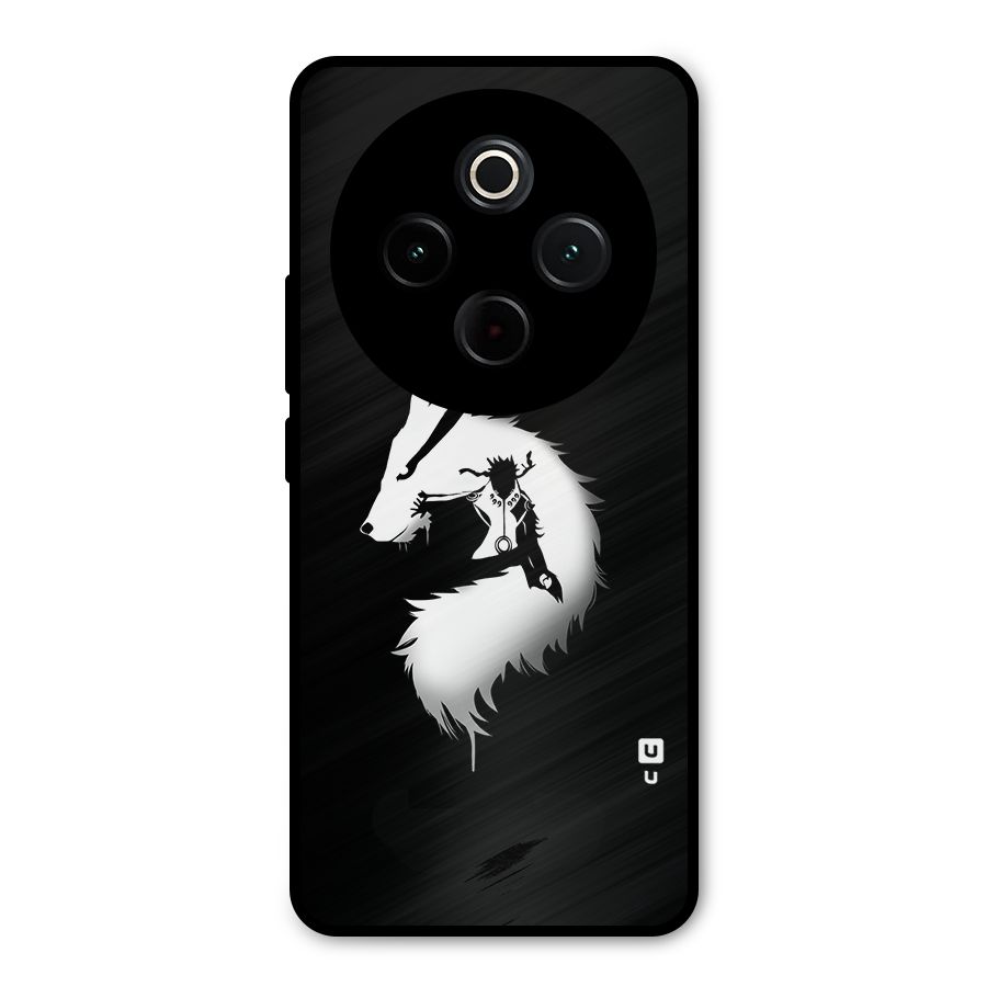 Naruto Kurama Mode Metal Back Case for Vivo T4