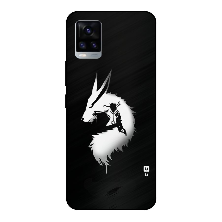 Naruto Kurama Mode Metal Back Case for Vivo V20 2021