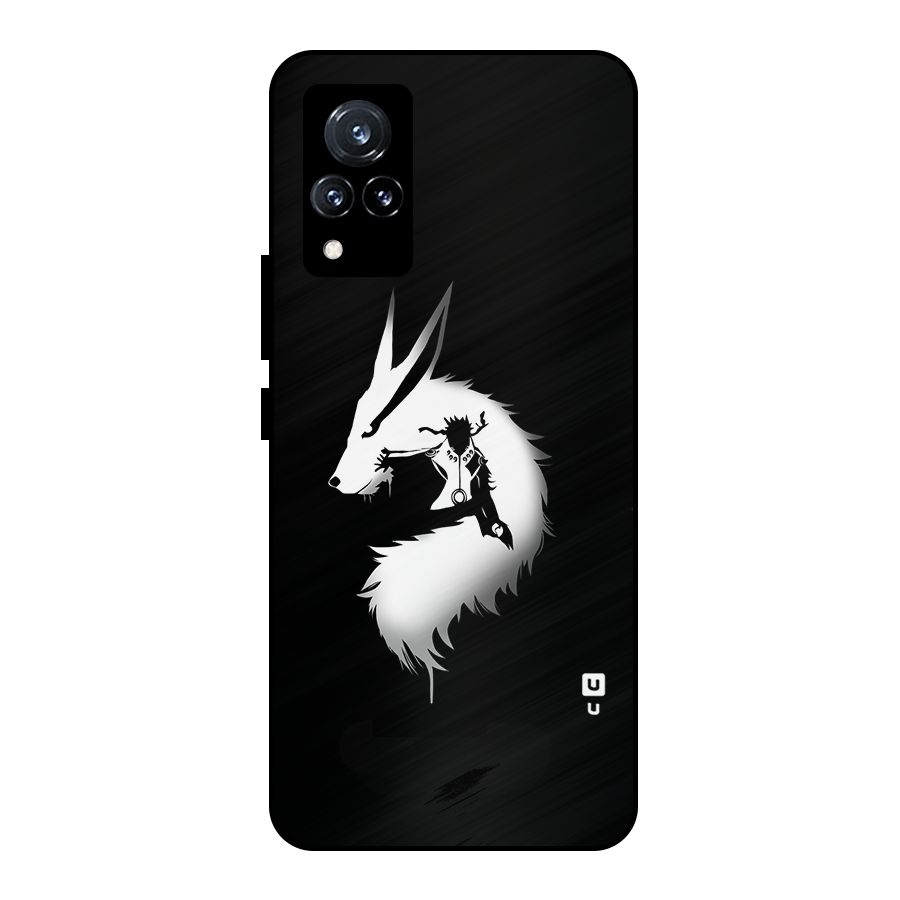 Naruto Kurama Mode Metal Back Case for Vivo V21 5G