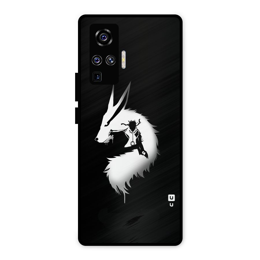 Naruto Kurama Mode Metal Back Case for Vivo X50 Pro