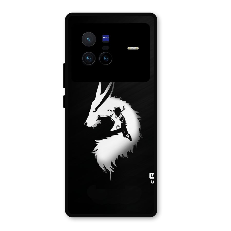 Naruto Kurama Mode Metal Back Case for Vivo X80